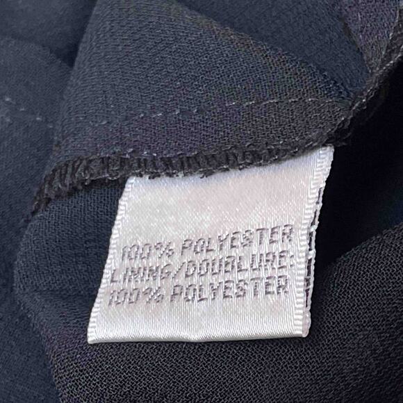 Cynthia Steffe Mesh Ruffle Dress 6 Coquette Retro Pinup Doll Polka Dot 50s Vibe - Picture 4 of 7